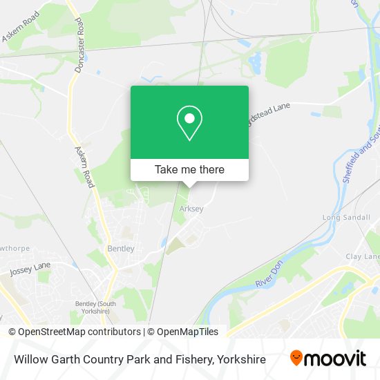 Willow Garth Country Park and Fishery map