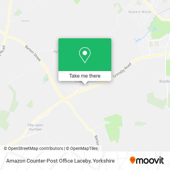 Amazon Counter-Post Office Laceby map