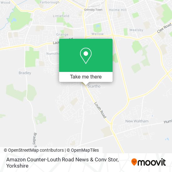 Amazon Counter-Louth Road News & Conv Stor map