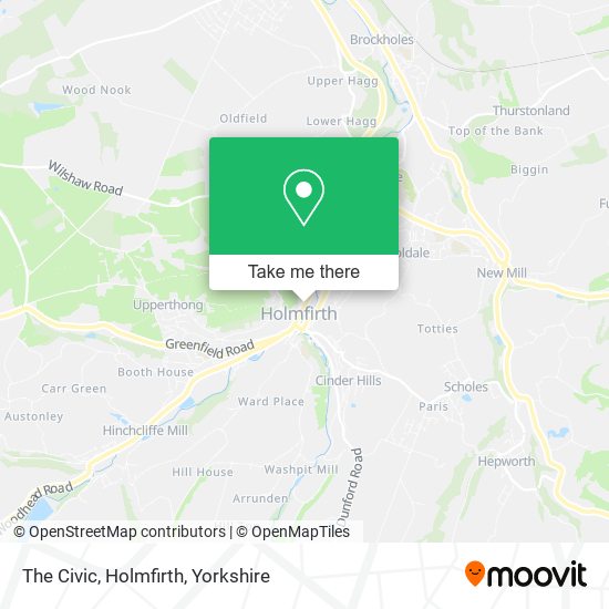 The Civic, Holmfirth map