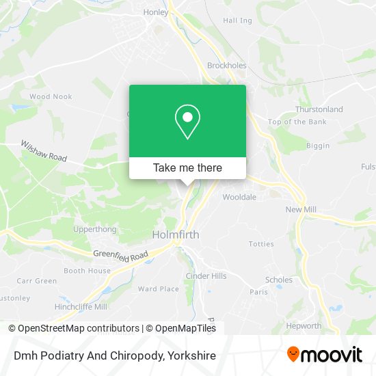 Dmh Podiatry And Chiropody map