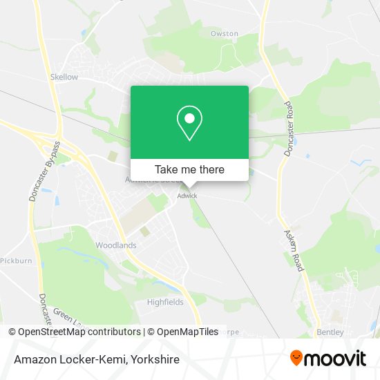 Amazon Locker-Kemi map