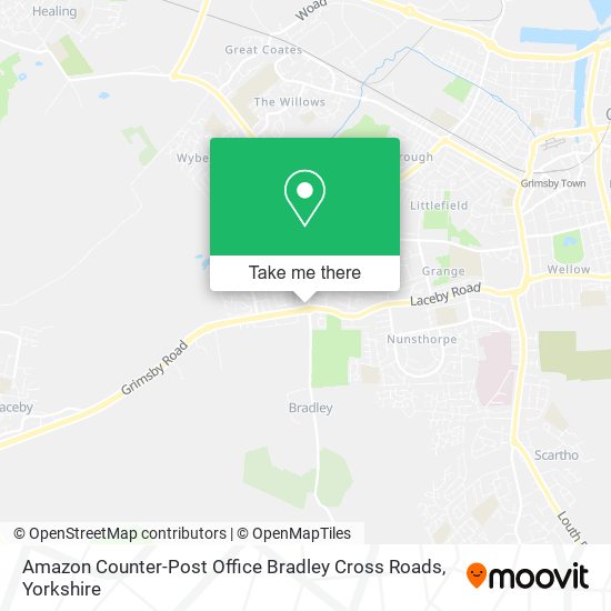 Amazon Counter-Post Office Bradley Cross Roads map