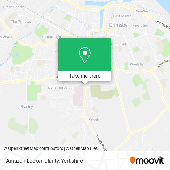 Amazon Locker-Clarity map