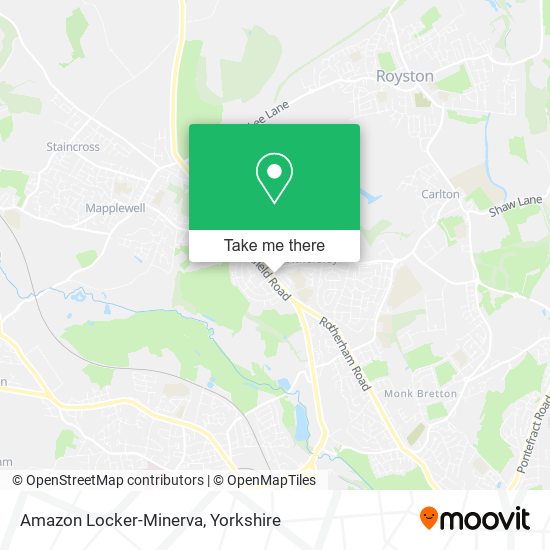 Amazon Locker-Minerva map