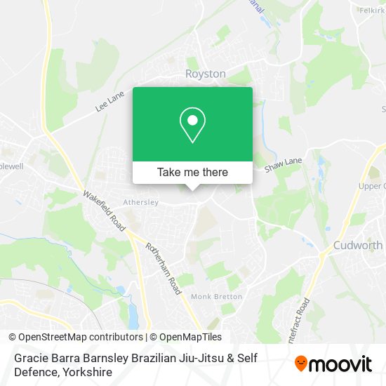 Gracie Barra Barnsley Brazilian Jiu-Jitsu & Self Defence map