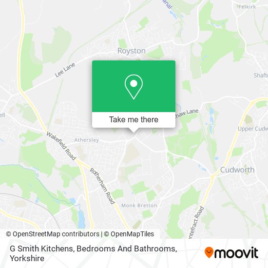 G Smith Kitchens, Bedrooms And Bathrooms map