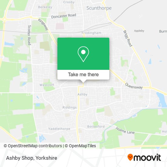 Ashby Shop map