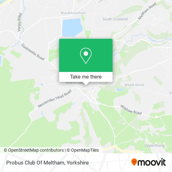 Probus Club Of Meltham map