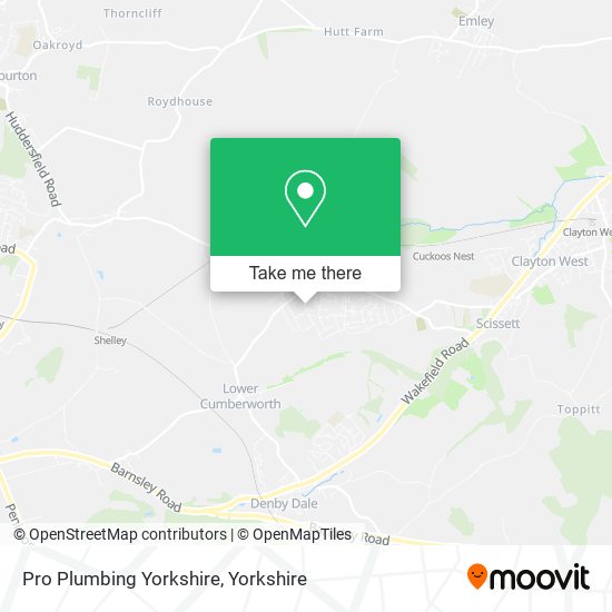 Pro Plumbing Yorkshire map