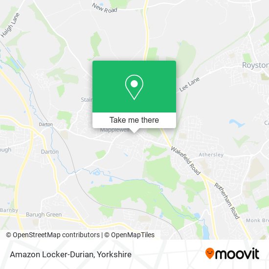 Amazon Locker-Durian map