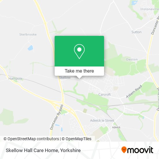 Skellow Hall Care Home map