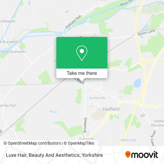 Luxe Hair, Beauty And Aesthetics map