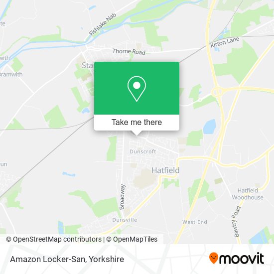 Amazon Locker-San map