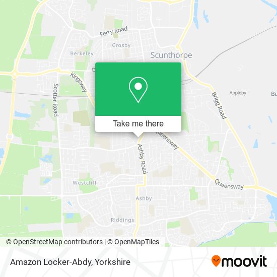 Amazon Locker-Abdy map