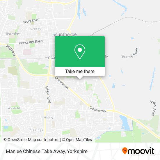 Manlee Chinese Take Away map