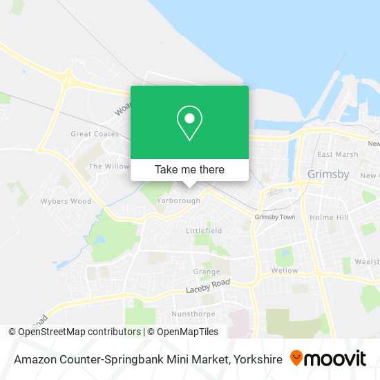 Amazon Counter-Springbank Mini Market map