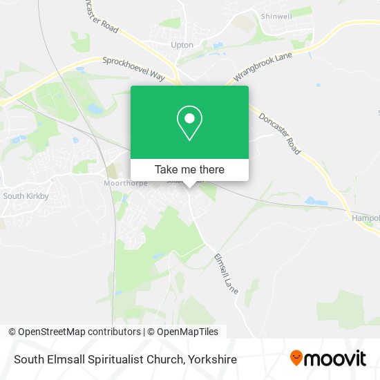 South Elmsall Spiritualist Church map