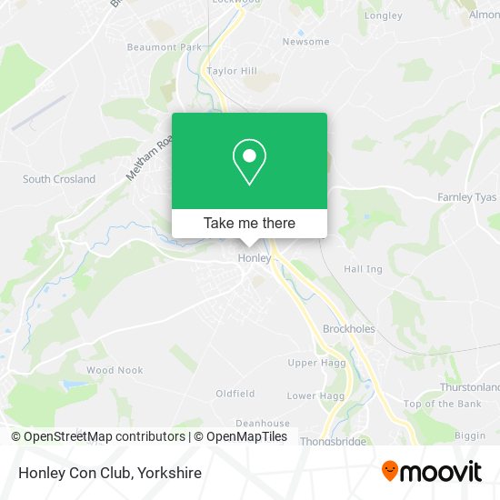 Honley Con Club map