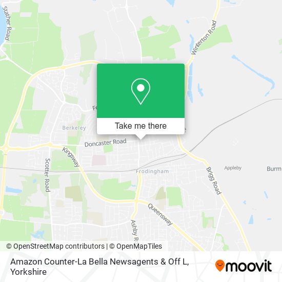 Amazon Counter-La Bella Newsagents & Off L map