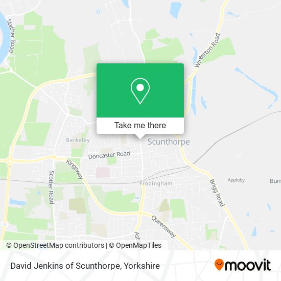 David Jenkins of Scunthorpe map