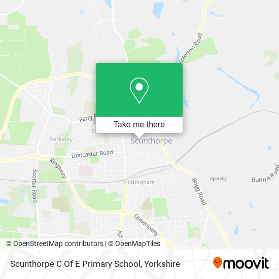 Scunthorpe C Of E Primary School map