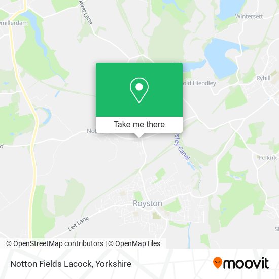 Notton Fields Lacock map