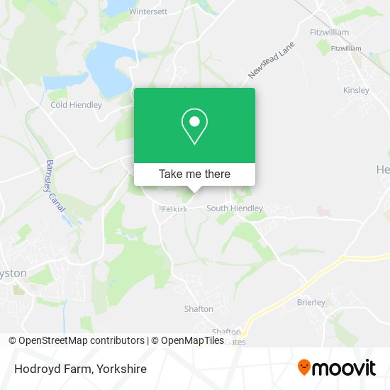 Hodroyd Farm map