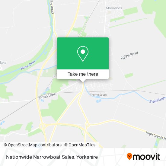 Nationwide Narrowboat Sales map