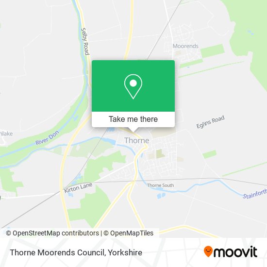 Thorne Moorends Council map