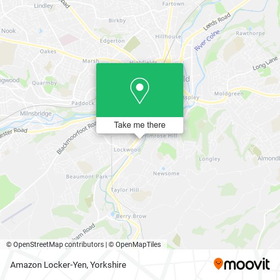 Amazon Locker-Yen map