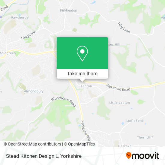 Stead Kitchen Design L map