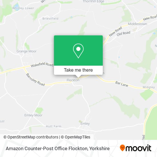 Amazon Counter-Post Office Flockton map