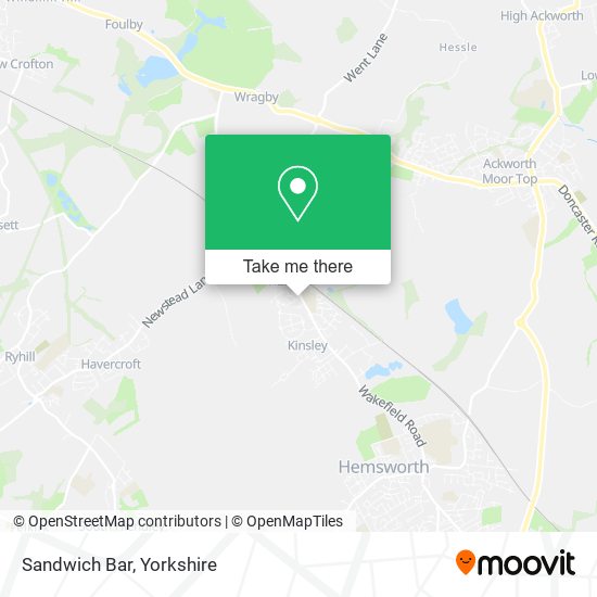 Sandwich Bar map