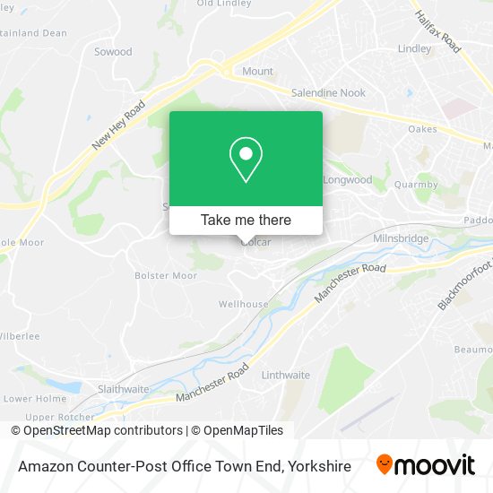 Amazon Counter-Post Office Town End map