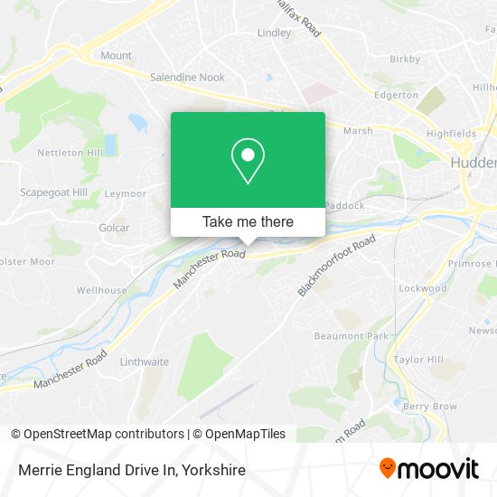 Merrie England Drive In map