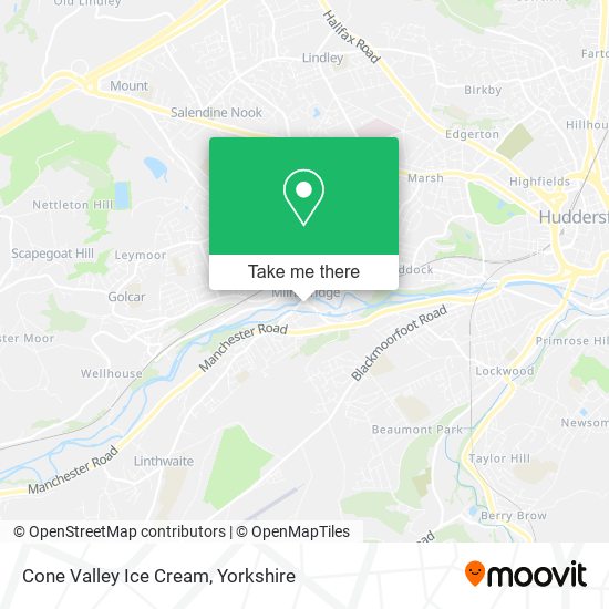 Cone Valley Ice Cream map