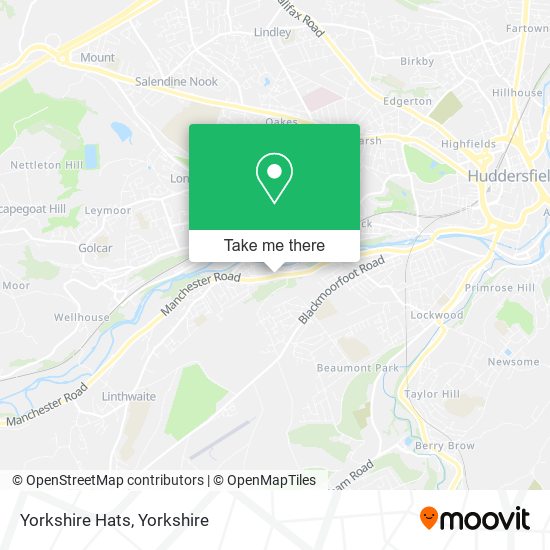 Yorkshire Hats map