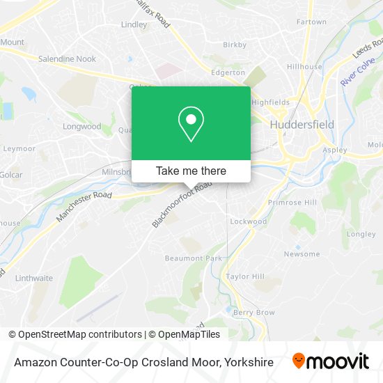 Amazon Counter-Co-Op Crosland Moor map