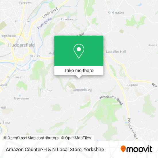 Amazon Counter-H & N Local Store map