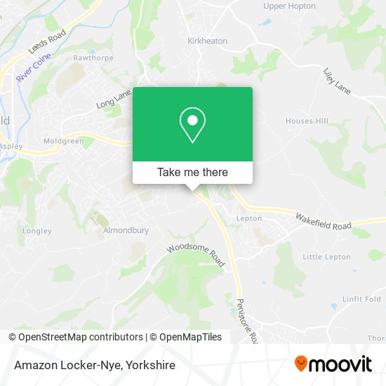 Amazon Locker-Nye map