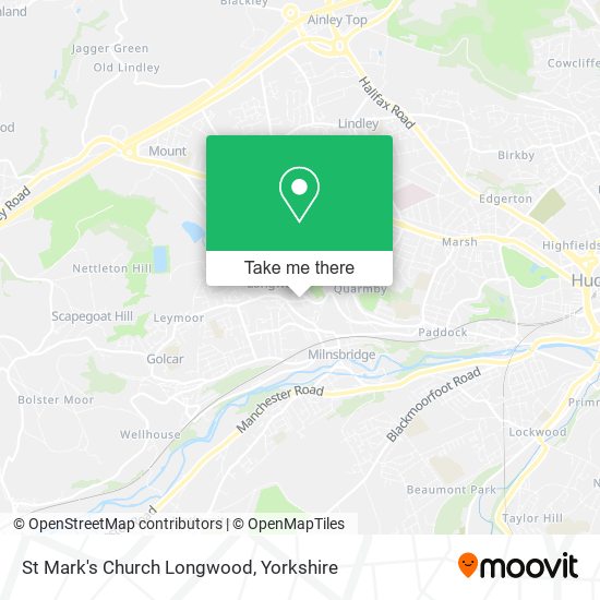 St Mark's Church Longwood map