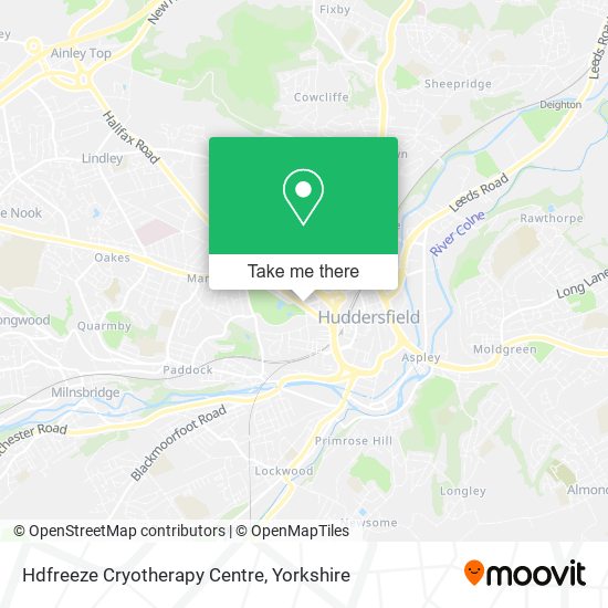 Hdfreeze Cryotherapy Centre map