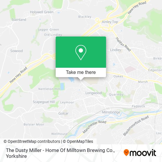 The Dusty Miller - Home Of Milltown Brewing Co. map