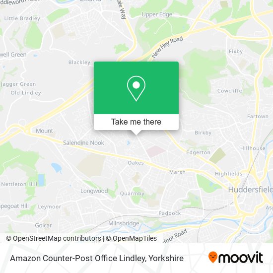 Amazon Counter-Post Office Lindley map