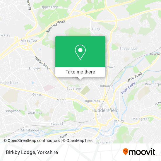 Birkby Lodge map