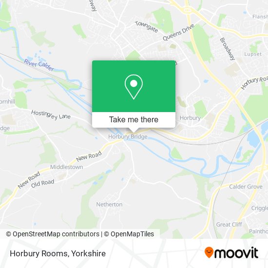 Horbury Rooms map