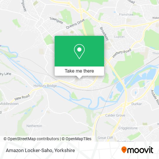 Amazon Locker-Saho map