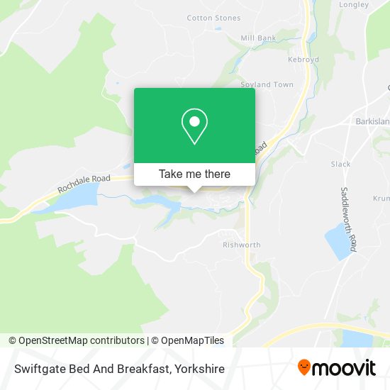 Swiftgate Bed And Breakfast map