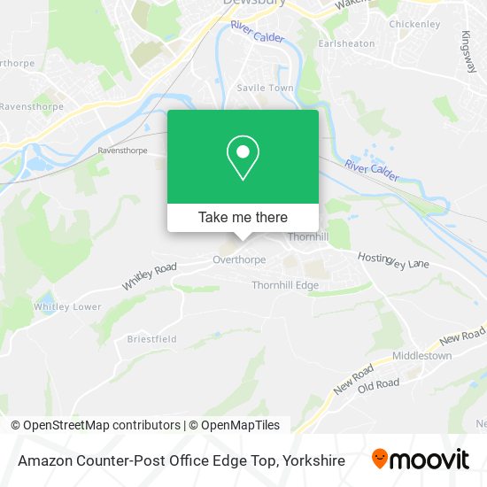 Amazon Counter-Post Office Edge Top map